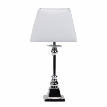 Distribuidor - Lâmpadas Diversas | Sobre Mesas Decoração | SOBREMESA ARLEQUIN 1XE27 CROMO 41X20X20 CM Ref: 133671020